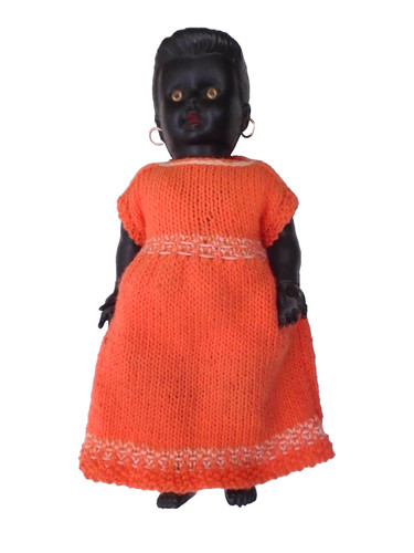 1950s 60s vintage black - 1950s, doll