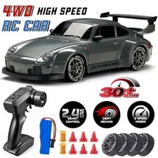 4WD RC Drift Car 1:24 30 km/h High Speed Remote Control Racing Car Toy Xmas Gift