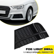 For Audi A3 8V S-Line 2017-2020 Front Fog Light Cover Bezel Grille Left Side Uk