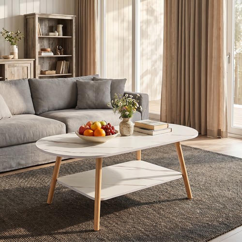 100cm coffee table - 80/100cm,