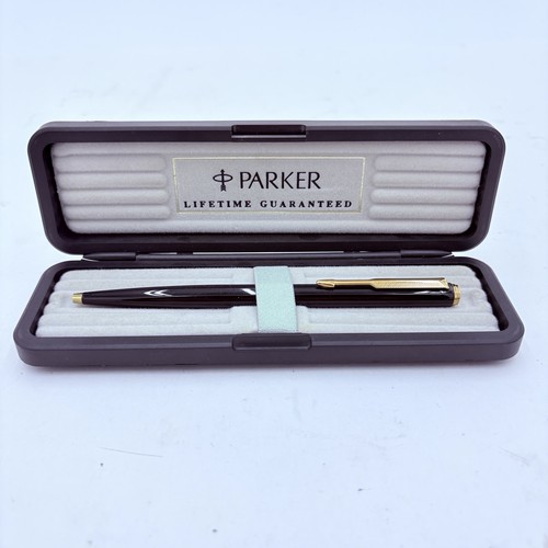 Parker ballpoint pen black - black, and