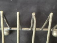 VICTORIAN SILVER PLATED TOAST RACK AFTER DR CHRISTOPHER DRESSER(c4)