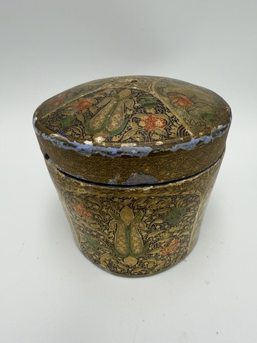 Antique kashmiri papier mache - antique,