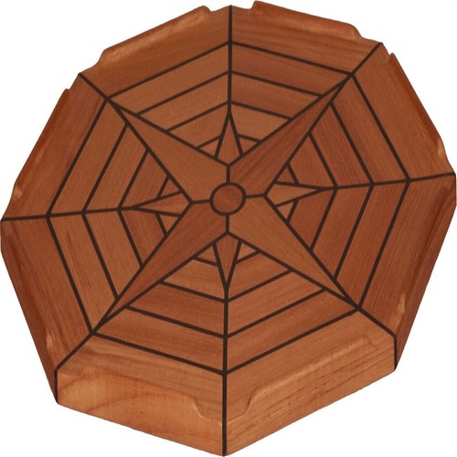 Boat octagonal teak - boat,