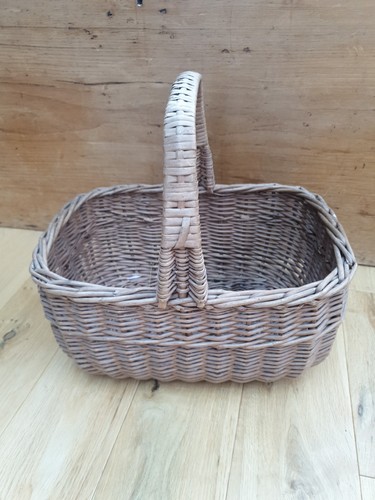 Vintage wicker shopping basket - vintage,