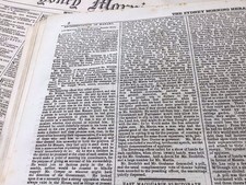 Original Old Newspaper Nsw