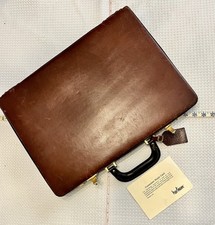 Vintage Hartmann Briefcase, Vtg Hartmann Attaché.Cordovan Leather ,2 Combo Locks
