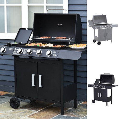 Gas bbq grill - gas, stainless