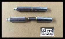 2 Lift Off Bullet Hinges 100mm Grease Nipple Weld On Carbon Steel Truck Trailer