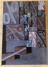 Contents Hamilton Printing Cabinet Math Symbols Letterpress 29 Pieces INVLP29