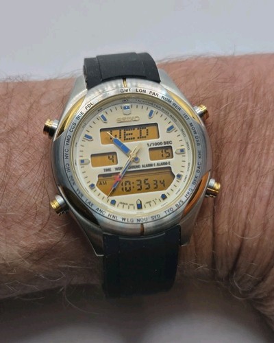 Vintage seiko world time - seiko,