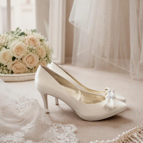 Högl vintage bridal shoes - vintage,
