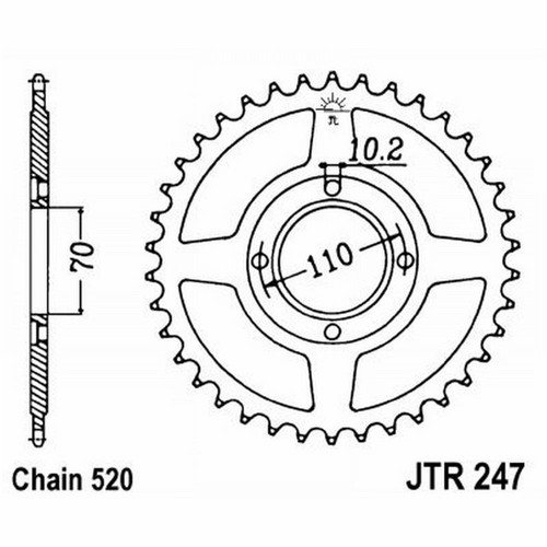 Corona 247 z36 for honda - 247,