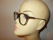 SPECSAVERS Tilapia 30801011 Blue Black Gold Frame Eyeglasses W/Case