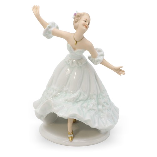 Wallendorf porcelain ballerina - wallendorf,