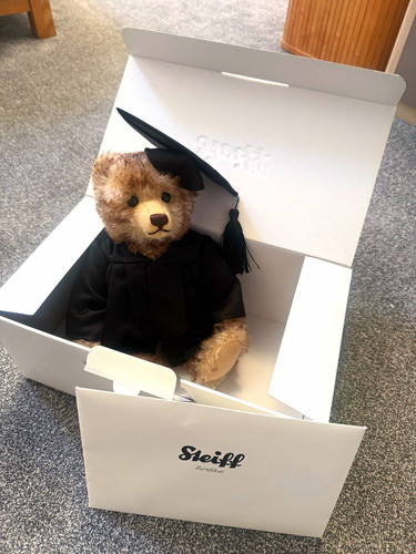 Steiff graduation teddy bear - graduation,