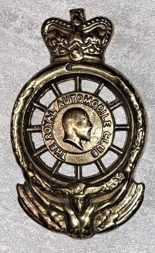 Vintage rac car badge - -, the