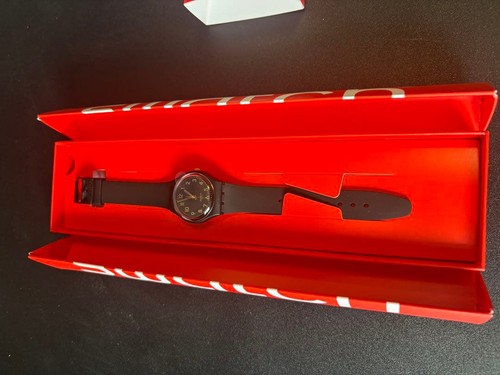 Swatch quartz watch black - swatch,