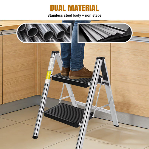 Folding step ladder - folding, anti-slip