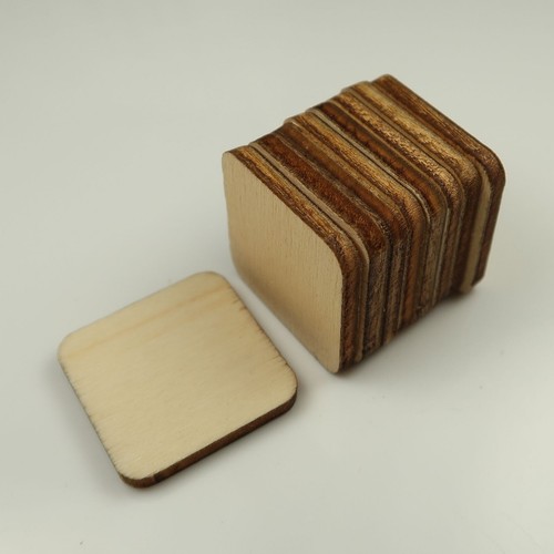Laser cut plywood shapes for - cut,