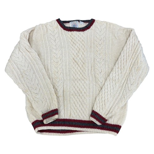Vintage aran knit jumper - knit,