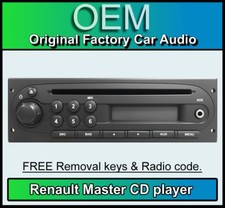 Renault Master CD player with