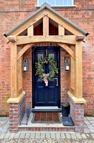 Luxury oak porch custom made - porch, |