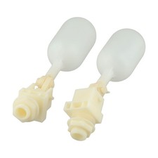 Float Valve Small 18*5.2cm 2 Pcs ABS+gasket+silicone Screw-on Hose Fitting