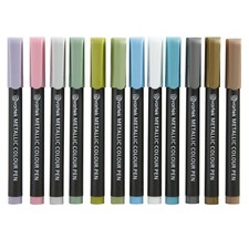 PACK OF 12 WATERPROOF METALLIC