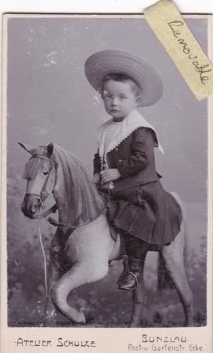 Old photo cdv toy - old,