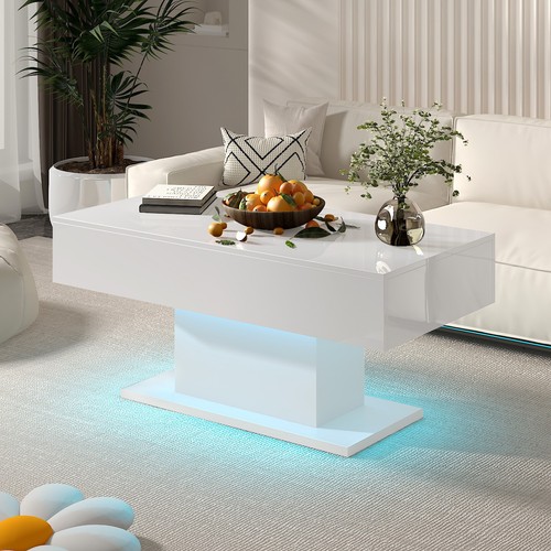 High gloss coffee - high, table