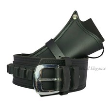 Cowboy Western Single Gun Holster Belt Pistol & Revolver Gun Police Duty Belt