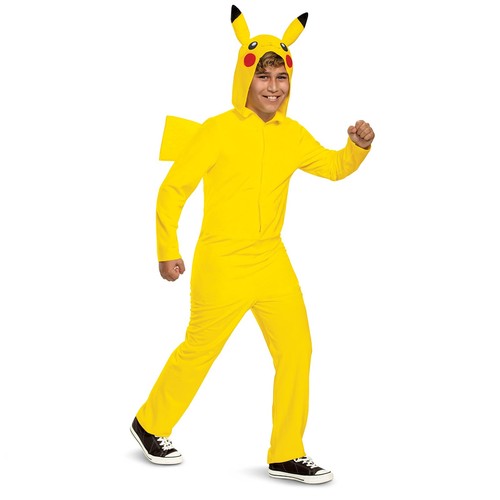 Kids pikachu costume hooded - kids,