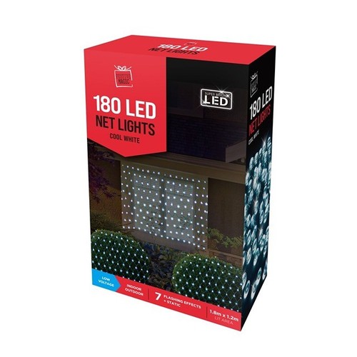 180 led cool white net - cool,
