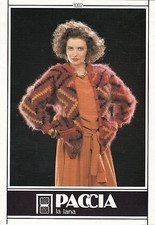 PACCIA LA LANA LADIES JACKET KNITTING PATTERN - ONE SIZE 32-42"
