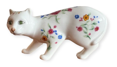 Franklin mint cat - franklin, curio