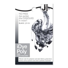 Black Jacquard iDye Synthetic