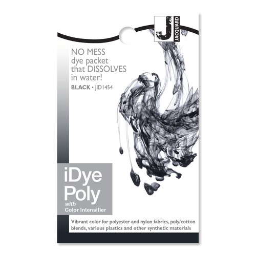 Black jacquard idye synthetic - black,
