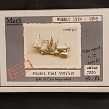 MarS Polski Fiat 508/518 A/T Gun Towing Vehicle 1/72nd scale resin model kit