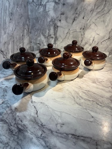 Vintage 6pc french onion soup - vintage,