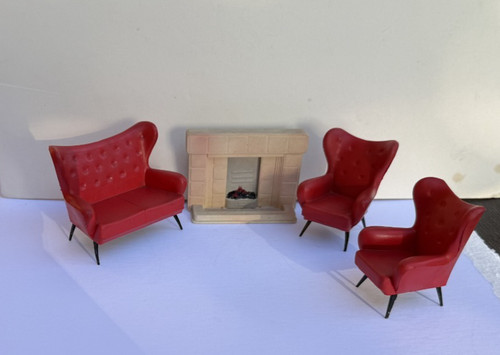 Dolls house furniture vintage - house,