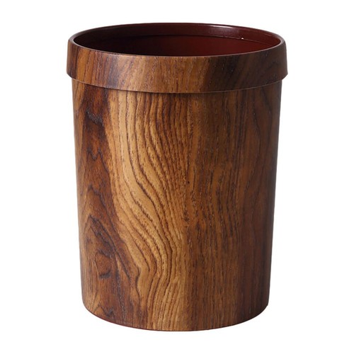 Holibanna solid wood trash can - solid,
