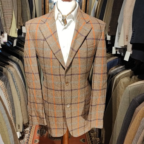 Vintage 38l mens tweed suit - mens,