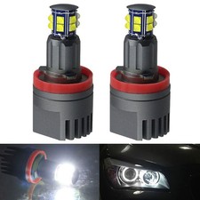 2x H8 LED Angel Eyes Halo Ring