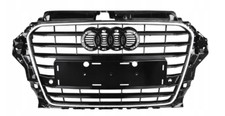 AUDI A3 S LINE 2012 2013 2014 2015 2016 BLACK GLOSS FRONT BUMPER GRILL 8V3853651
