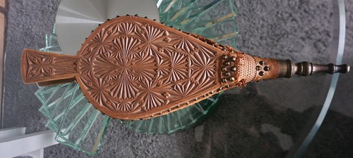 Antique fireplace bellows - fireplace,