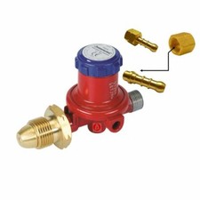 Propane Regulator Adjustable 0.5 - 4 Bar Variable Gas Flow Barbaque Heater 8mm
