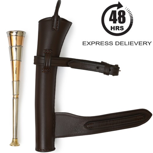 Fox hunting band copper horn - 3,