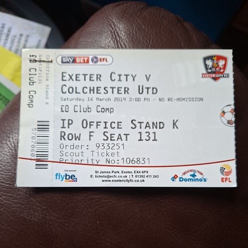2019 exeter city v - city,
