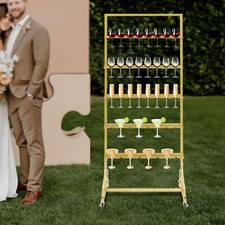 5-Tier Gold Metal Champagne